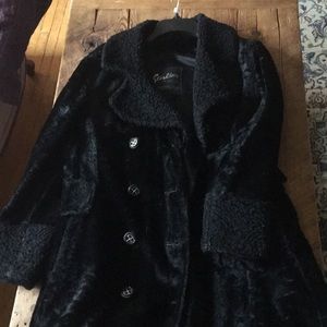 Vintage boho fun fur coat.